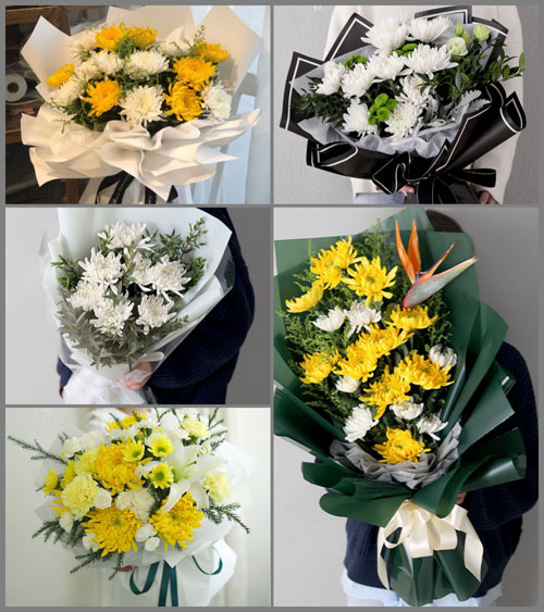 江苏泰州泰兴市滨江镇白事花束代送